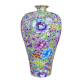 Load image into Gallery viewer, Famille Rose Millefleurs Jingdezhen Porcelain Vase