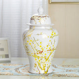 Load image into Gallery viewer, Hand-Painted Floral Jingdezhen Ginger Jar Vase