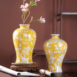 Load image into Gallery viewer, New Chinese Painted Porcelain Meiping Vase
