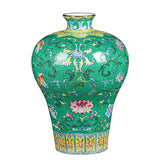 Load image into Gallery viewer, Antique Enamel Jingdezhen Porcelain Meiping Vase