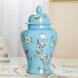 Load image into Gallery viewer, Hand-Painted Floral Jingdezhen Ginger Jar Vase