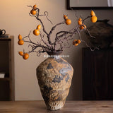Load image into Gallery viewer, Rustic Handmade Jingdezhen Ceramic Flower Vessel