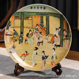 Load image into Gallery viewer, Enamel Porcelain Decorative Display Plate