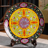 Load image into Gallery viewer, Enamel Porcelain Decorative Display Plate
