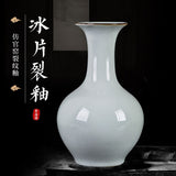 Load image into Gallery viewer, Celadon Crackle Glaze Jingdezhen Porcelain Vase