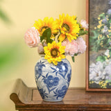 Load image into Gallery viewer, Ice Plum Blue and White Porcelain Vase