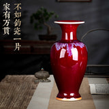 Load image into Gallery viewer, Jun Ware Inspired Crackle Glaze Porcelain Vase