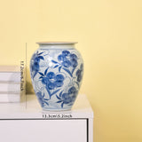 Load image into Gallery viewer, Ice Plum Blue and White Porcelain Vase