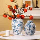 Load image into Gallery viewer, Neoclassical Swallow Motif Ceramic Vase and Jar