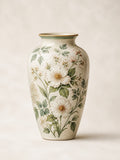 Load image into Gallery viewer, Botanical Hand-Painted Ceramic Decorative Vase - Maia Gala gallery product image