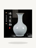 Load image into Gallery viewer, Celadon Crackle Glaze Jingdezhen Porcelain Vase - Maia Gala gallery product image