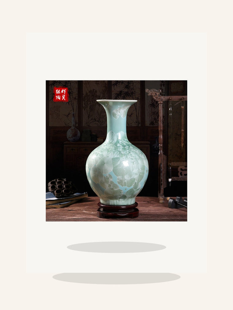 Crystalline Glaze Jingdezhen Porcelain Vase