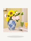 Load image into Gallery viewer, Ice Plum Blue and White Porcelain Vase - Maia Gala gallery product image