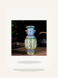 Load image into Gallery viewer, Large Enamel Jingdezhen Porcelain Art Vase - Maia Gala gallery product image