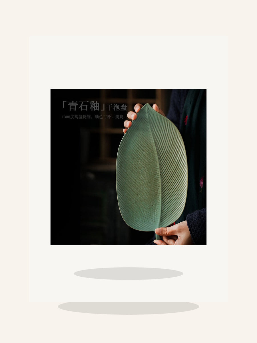 Minimal Ceramic Dry Tea Tray