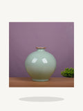 Load image into Gallery viewer, Song Style Crackle Celadon Porcelain Art Vase - Maia Gala gallery product image