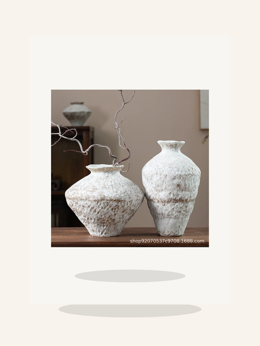 Wabi Sabi Vintage Ceramic Vessel Set